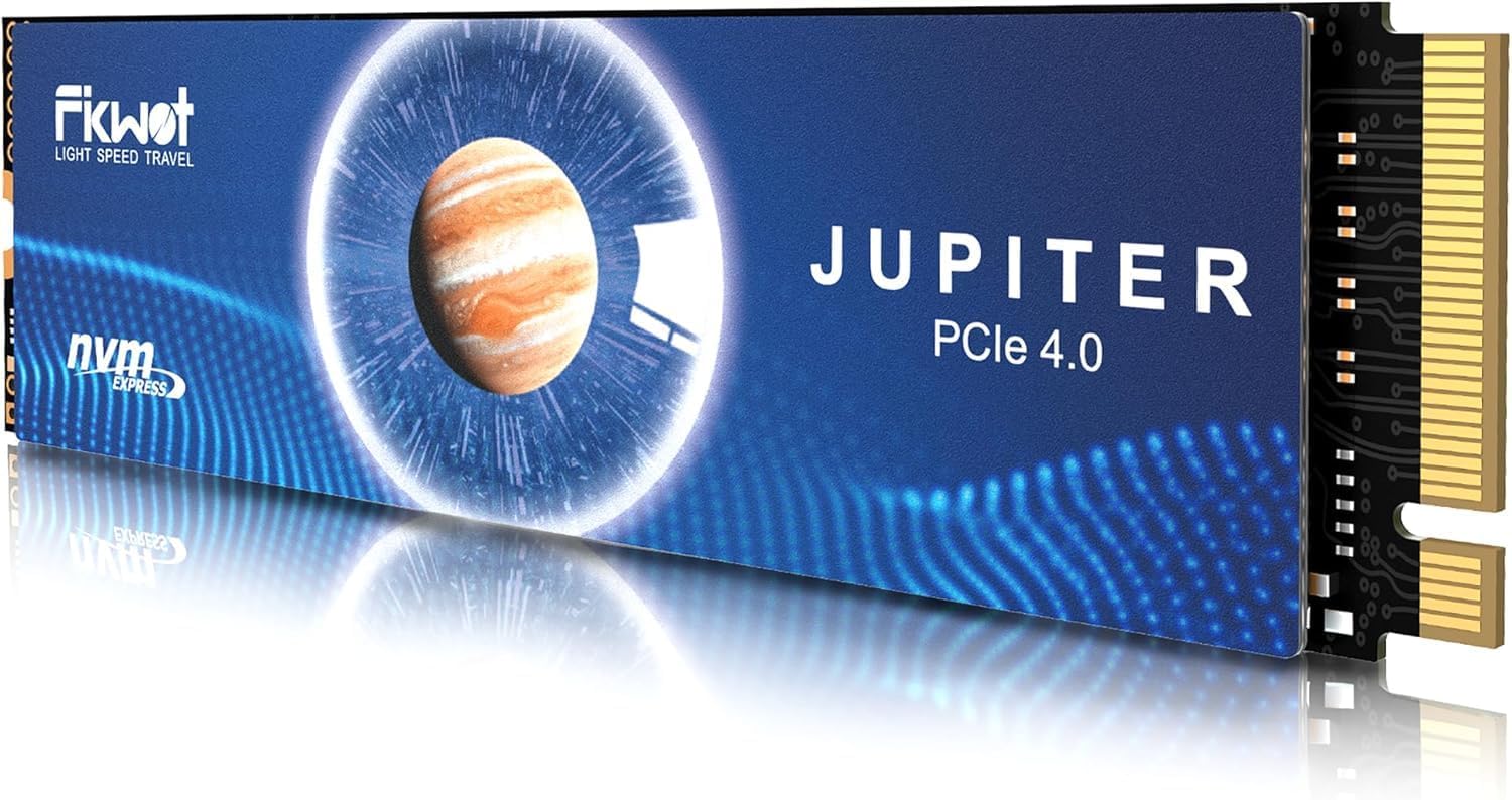 Fikwot NVMe 1TB SSD M.2 PCIe 4.0 2280, Internal Solid State Drive, Up to 7100MB/s, Compatible with PS5 and Laptops and Desktops (FX991)