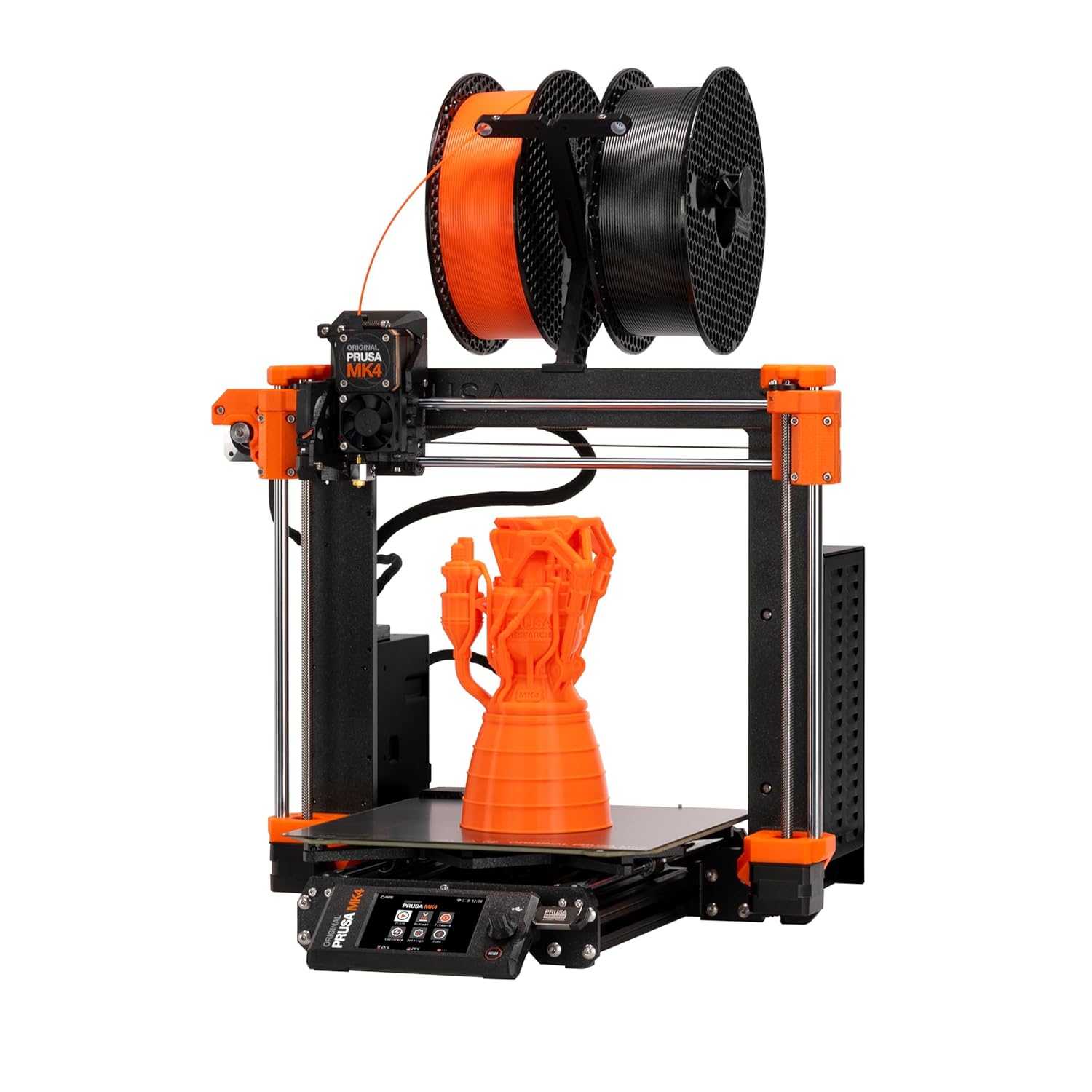 Prusa MK4 3D Printer, Ready to Use FDM 3D Printer, Assembled and Tested, Removable Print Sheets, 1kg Prusament PLA Spool Included, Print Size 9.84 x 8.3 x 8.6