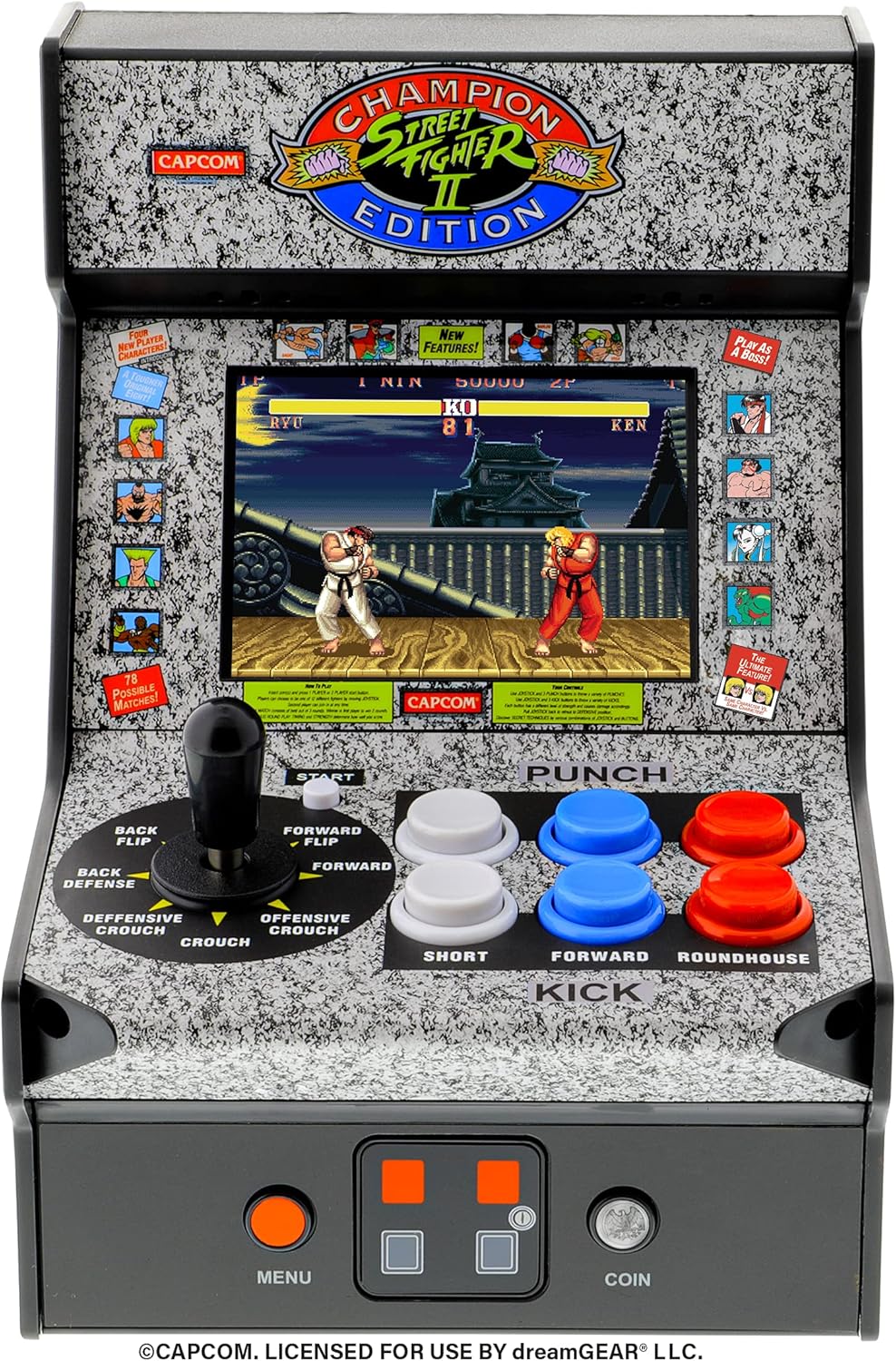 My Arcade - Micro Player Street Fighter II Champion Edition Premium Edition - Mini Borne Retro