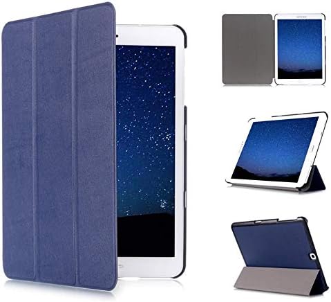 Skytar Galaxy Tab S2 9.7 Case, Case Tab S2 9.7, PU Leather Flip Case Cover Protection for Samsung Galaxy Tab S2 9.7 Inches SM-T810/T813/T815/T819 Tablet with Function, Navy Blue