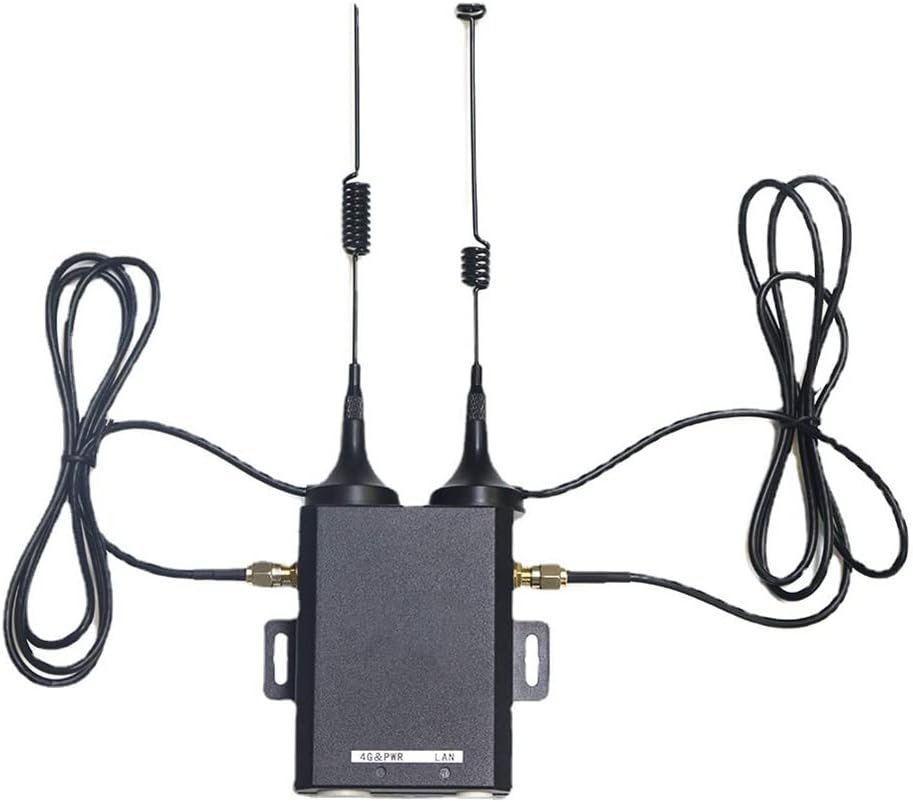 Agwuoetr H927 Industrial Grade 4G Router 150Mbps 4G LTE CAT4 SIM Card Router with External Antenna Support 16 Users WiFi-EU