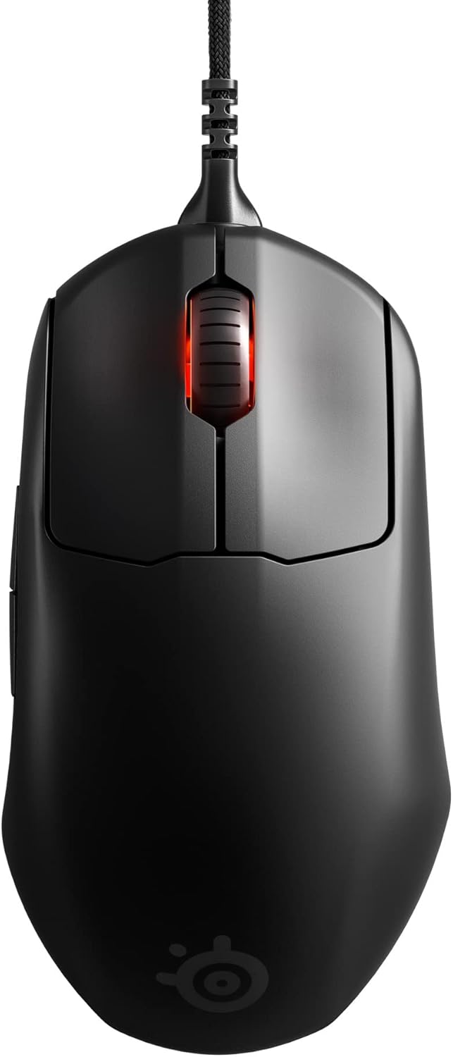 SteelSeries Prime USB Esports Performance Gaming Mouse - 18,000 CPI TrueMove Pro Optical Sensor - Magnetic Optical Switches, Black