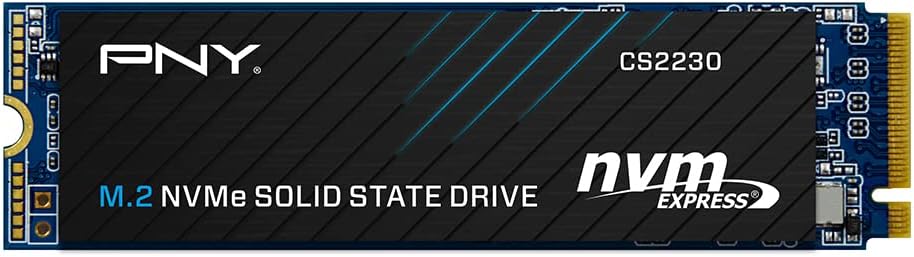 PNY CS2230 500GB Internal SSD M.2 NVMe Gen3, up to 3300MB/s - M280CS2230-500-RB