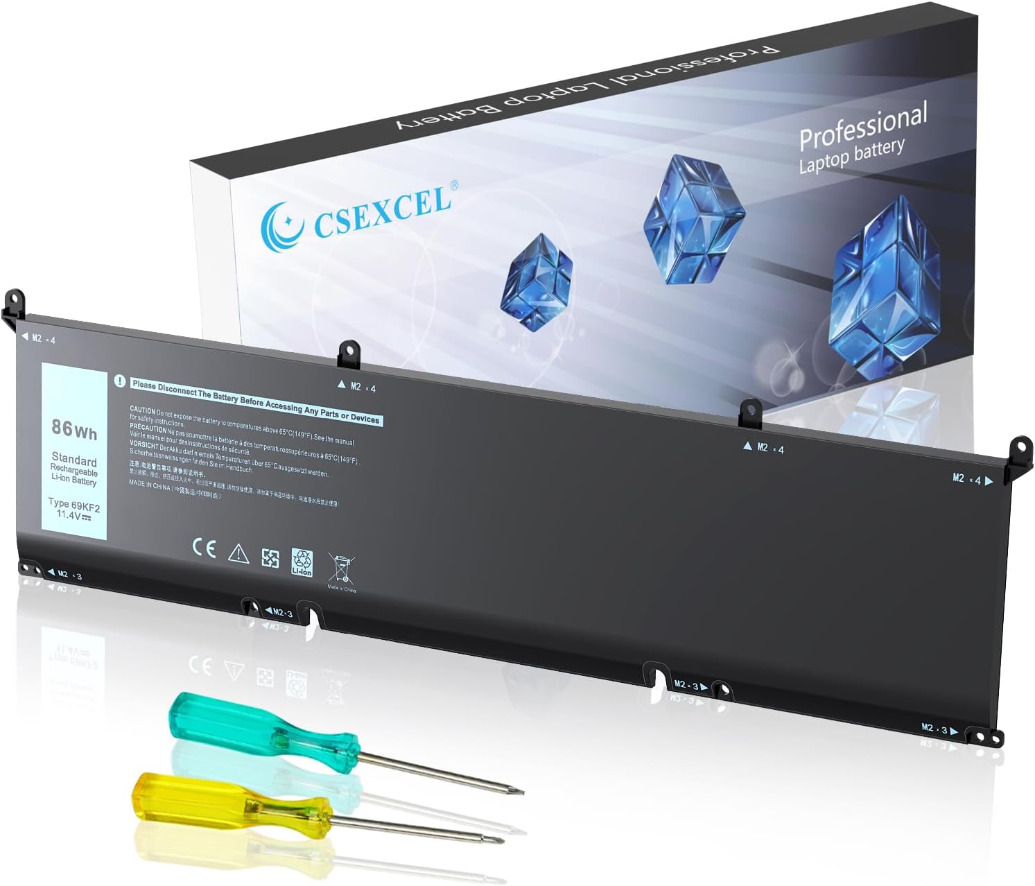 69KF2 Battery for Dell XPS 15 9500 9510 9520 Precision G7 15 G15 5521 5520 5515 5511 5510 Alienware M15 M17 R3 R3 R4,Inspiron 7510 7610 76200 P87F P87F002 P87F003 070N2F 8FCTC P91F