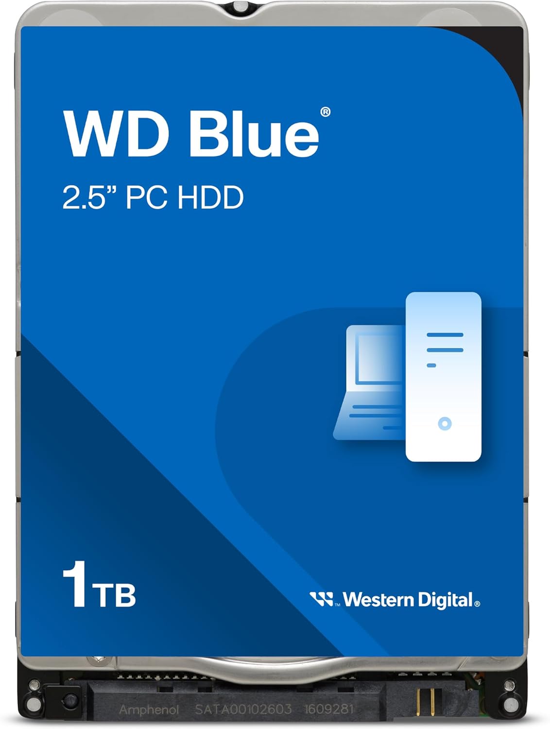 WD Blue 1TB Mobile 2.5" Internal Hard Drive Class 5400 RPM, SATA 6Gb/s, 128MB Cache