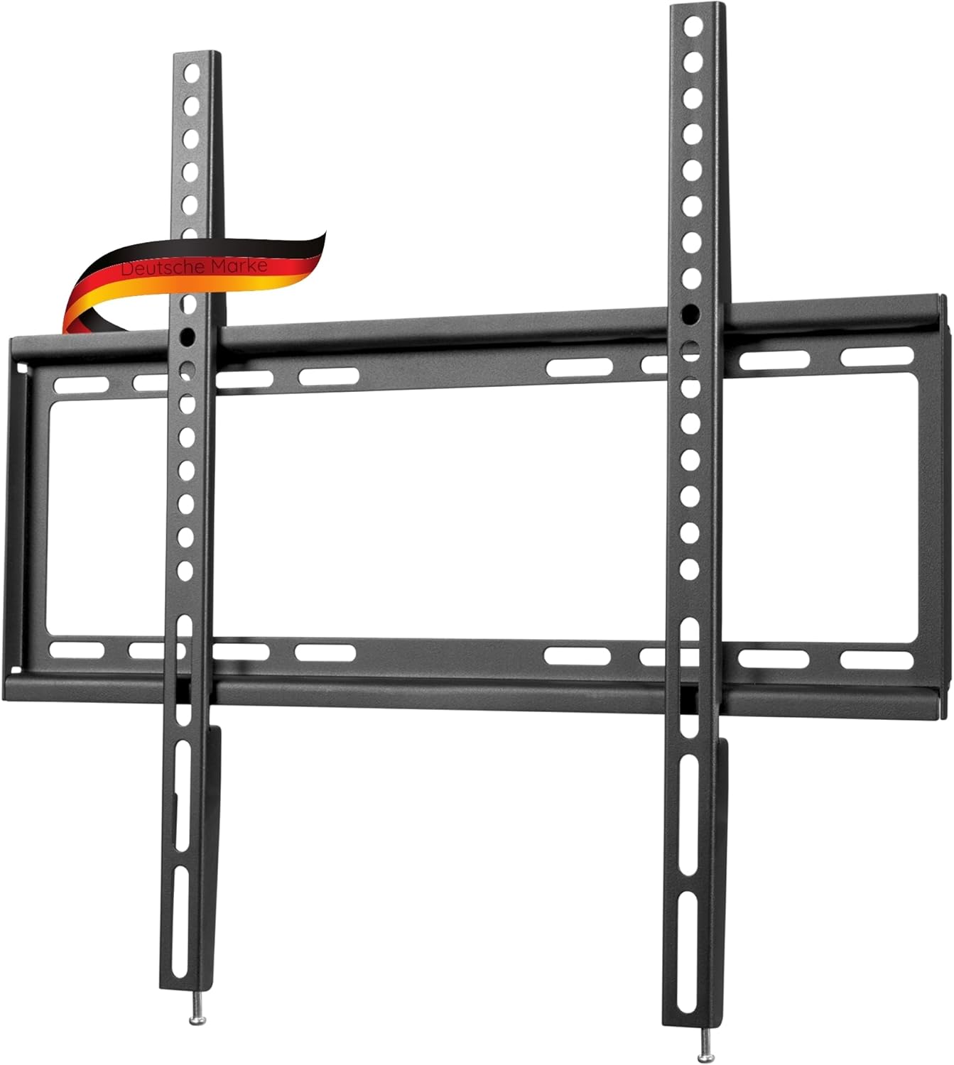 SCHWAIGER 9338 TV Wall Mount 32-75 Inches TV Bracket Mounting TV Suspension Max. 35 kg Max. VESA Standard 400 x 400 Black Including Mounting Accessories