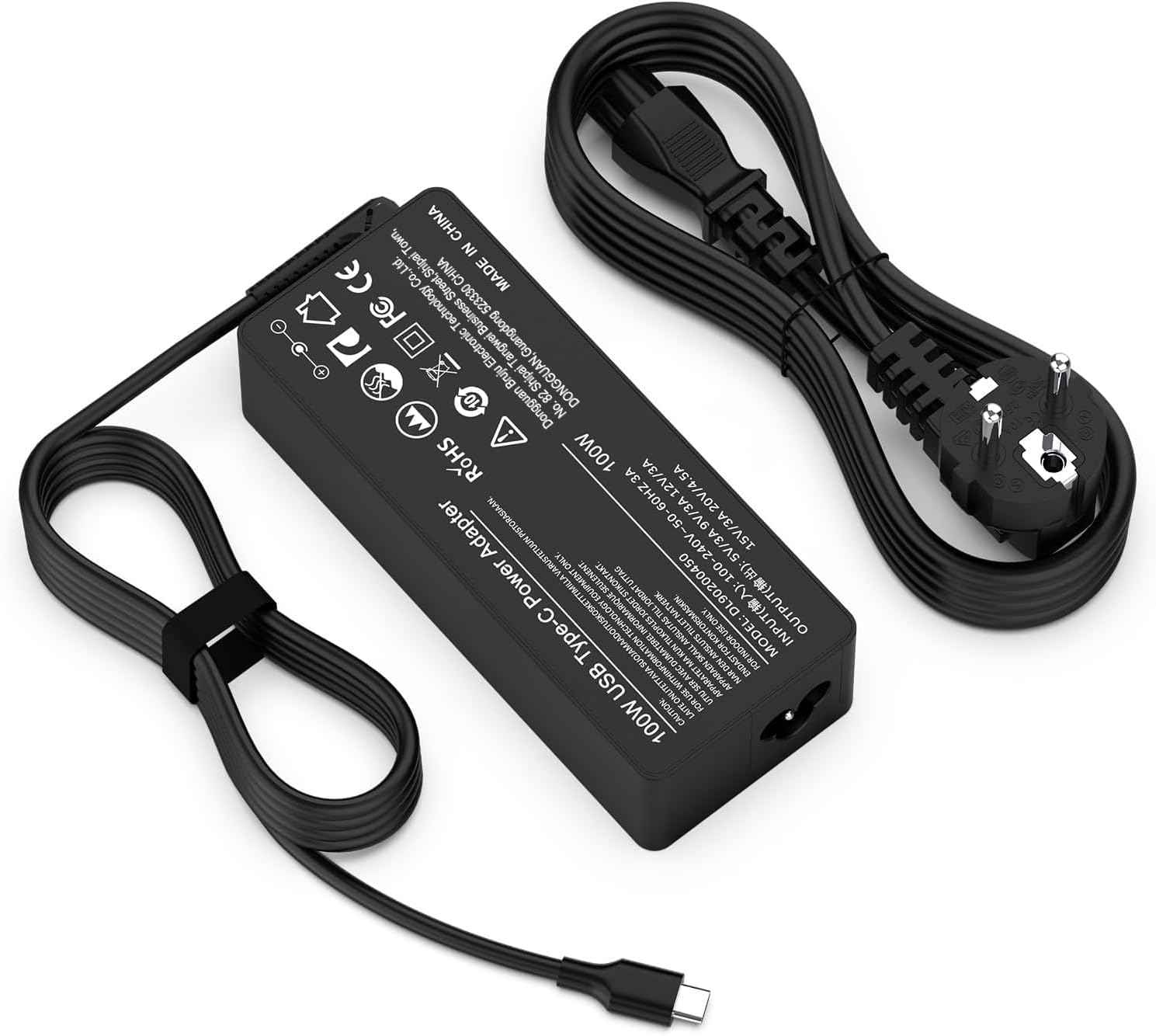 USB C Charger 100W 90W Power Supply for Macbook Pro/Air,Lenovo Thinkpad/Yoga,HP Spectre,Huawei Matebook Pro,Xiaomi Air,Dell,ASUS,Acer,Chromebook Universal Type-C Laptop Adapter