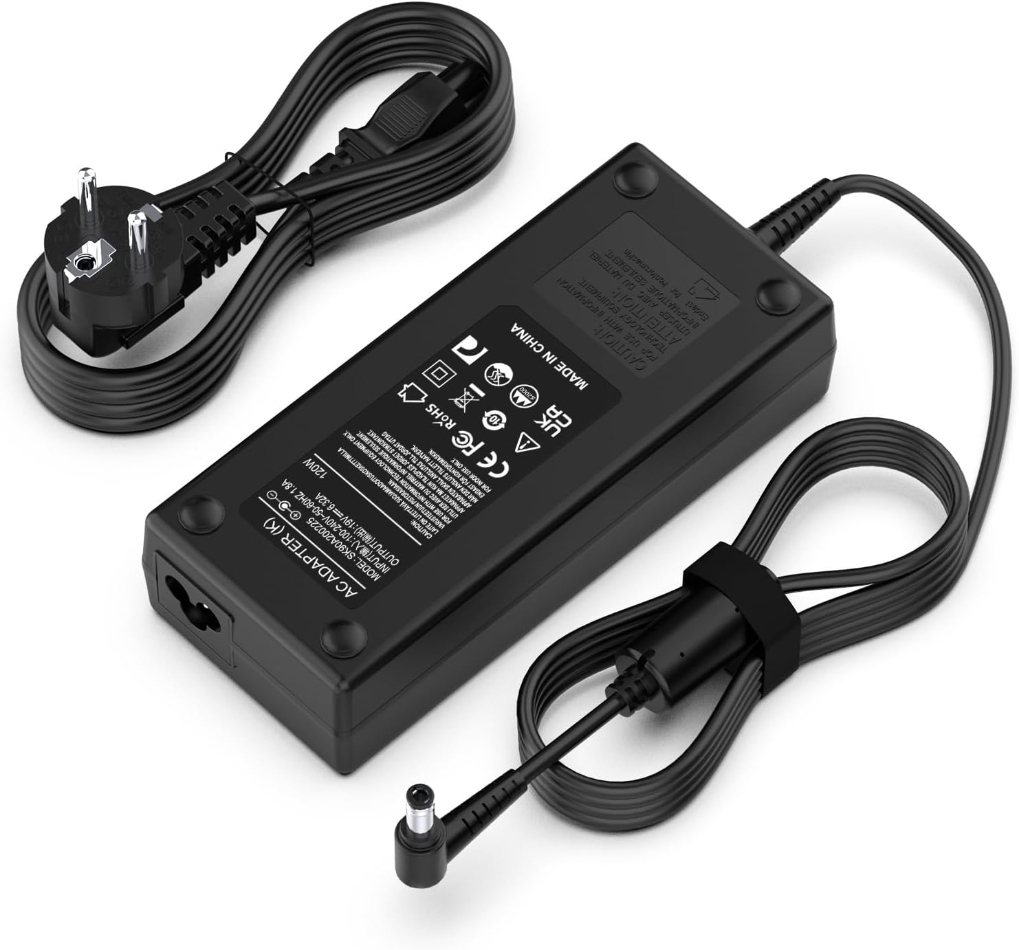 120W Laptop Charger 19V 6.32A for PA-1121-28 ADP-120RH B A15-120P1A VivoBook Pro 15 N580VD N580V N705UD FX504 UX510UW N752VX N552VX Rog G552VX 50 G5 51 G552 Power Supply 5.5 x 2.5 mm