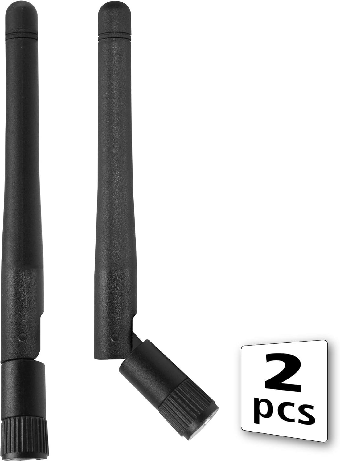 Akasa Compatible Omni-Directional Tri-Band WiFi Antenna - 2er-Pack, Schwarz