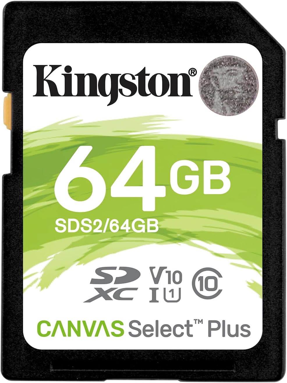 Kingston SDS2/64GB Canvas Select Plus 64GB Class 10 UHS-I SD Card