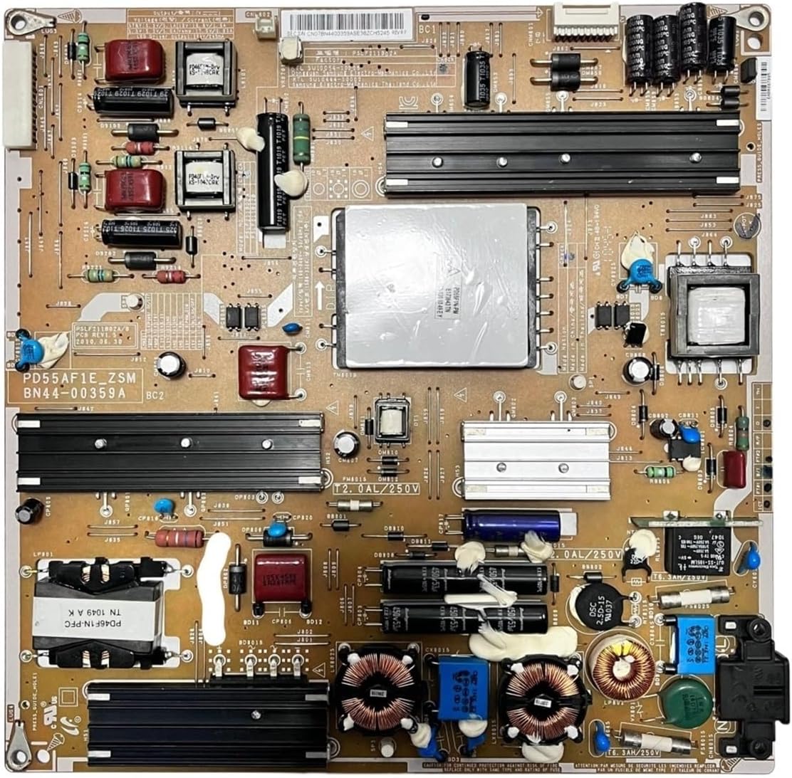 QCKRTAU TV Power Board PD55AF1e_ZSM BN44-00359A = BN44-00359B, Suitable for LCD TV Accessories UN50C6900VM