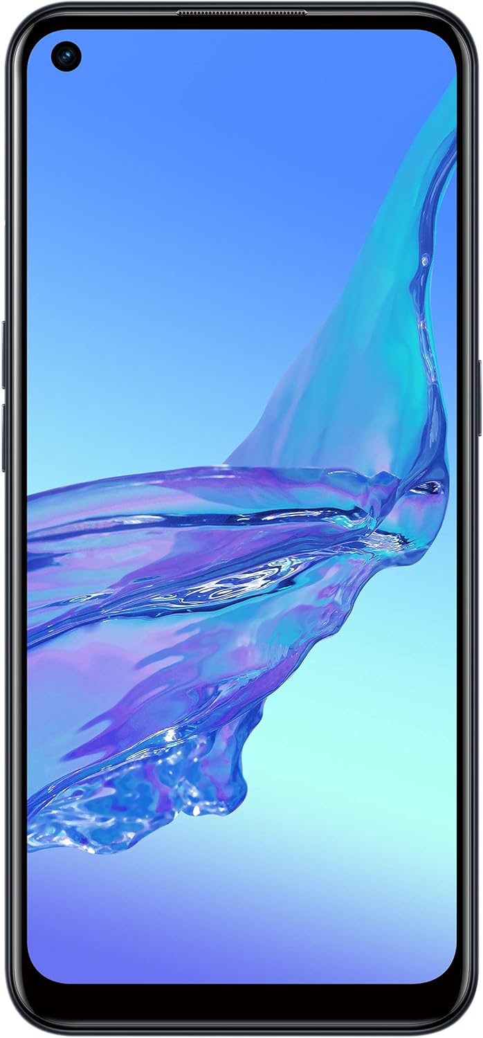 OPPO A53 Ocean Black - 64GB - 4GB RAM - Immersive Display 90Hz - 5000mAh Battery - Dual Stereo Speaker - Triple Camera with AI - USB-C - Android 10 - Unlocked 4G Smartphone
