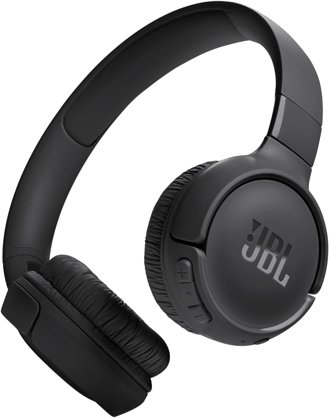 JBL Tune 520BT Wireless Headphones, Lightweight and Comfortable, Bluetooth 5.3, Battery Life up to 57 Hours, Fast Charging, JBL Pure Bass Sound, Black
