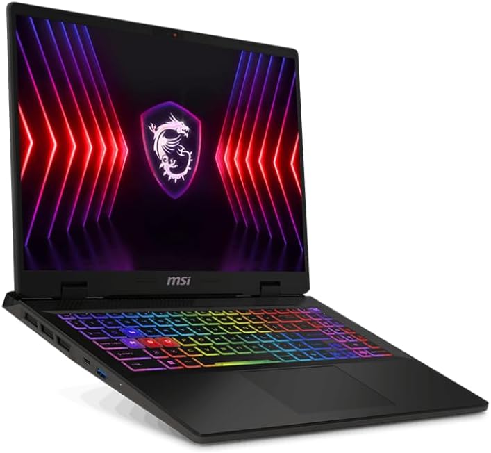 MSI Sword 16 HX B14VGKG-1035FR: Intel Core i7 14650HX - 16GB DDR5- SSD 1TB - Nvidia RTX4070 8GB - 16' Full HD 144Hz - Windows 11 Home
