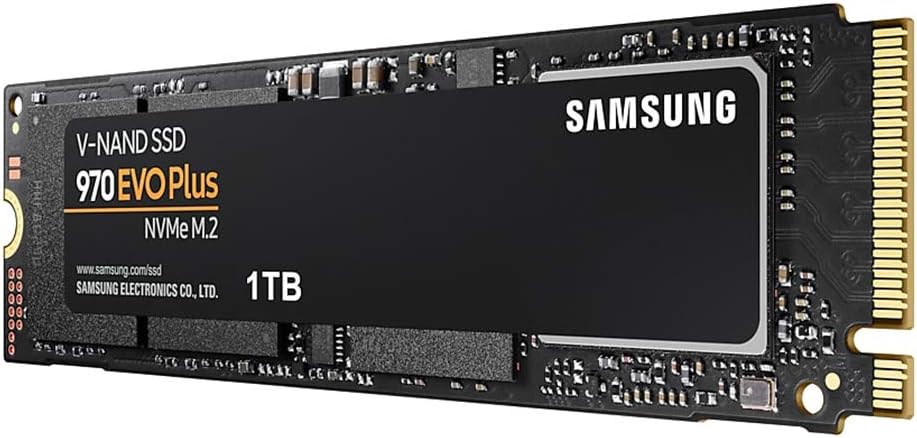 Samsung 970 EVO Plus MZ-V7S1T0BW NVMe M.2 Internal Solid State Drive, 1TB, Up to 3500MB/s Sequential Read