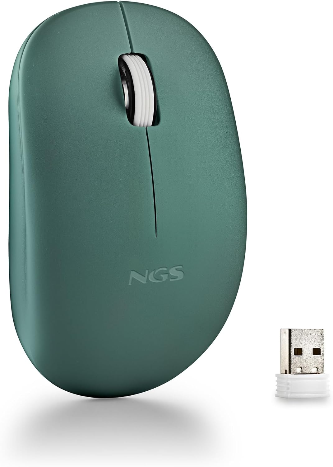 NGS Fog Pro Ratón Óptico Inalámbrico 1000 DPI Verde