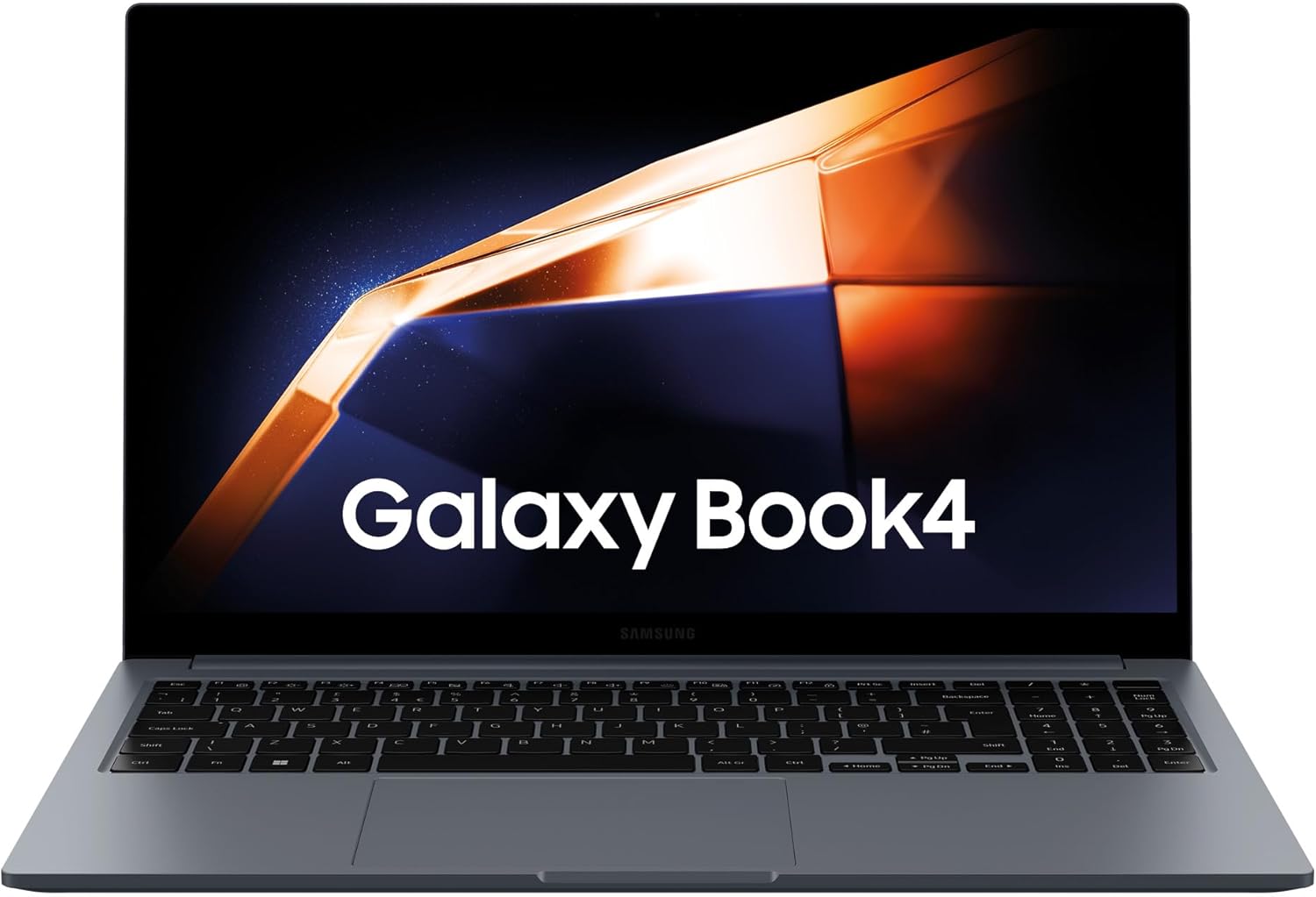Samsung Galaxy Book4 15.6 Inch Laptop, Intel Core 5, 8GB RAM 256GB SSD Intel Graphics, Charcoal Grey, AZERTY FR Keyboard