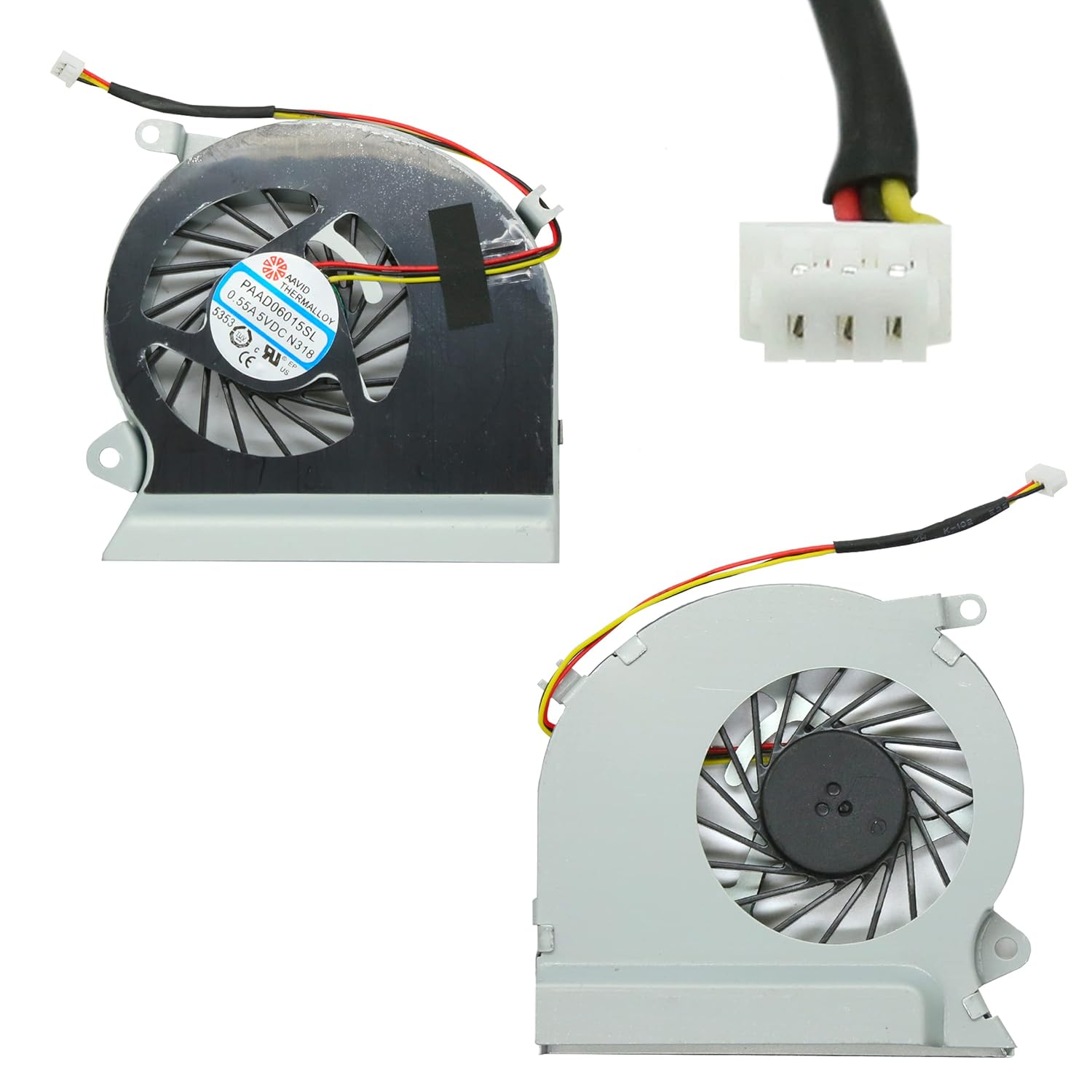 CPU Fan Compatible with MSI GE70 Series MS-1759 / MS-1793 Laptop
