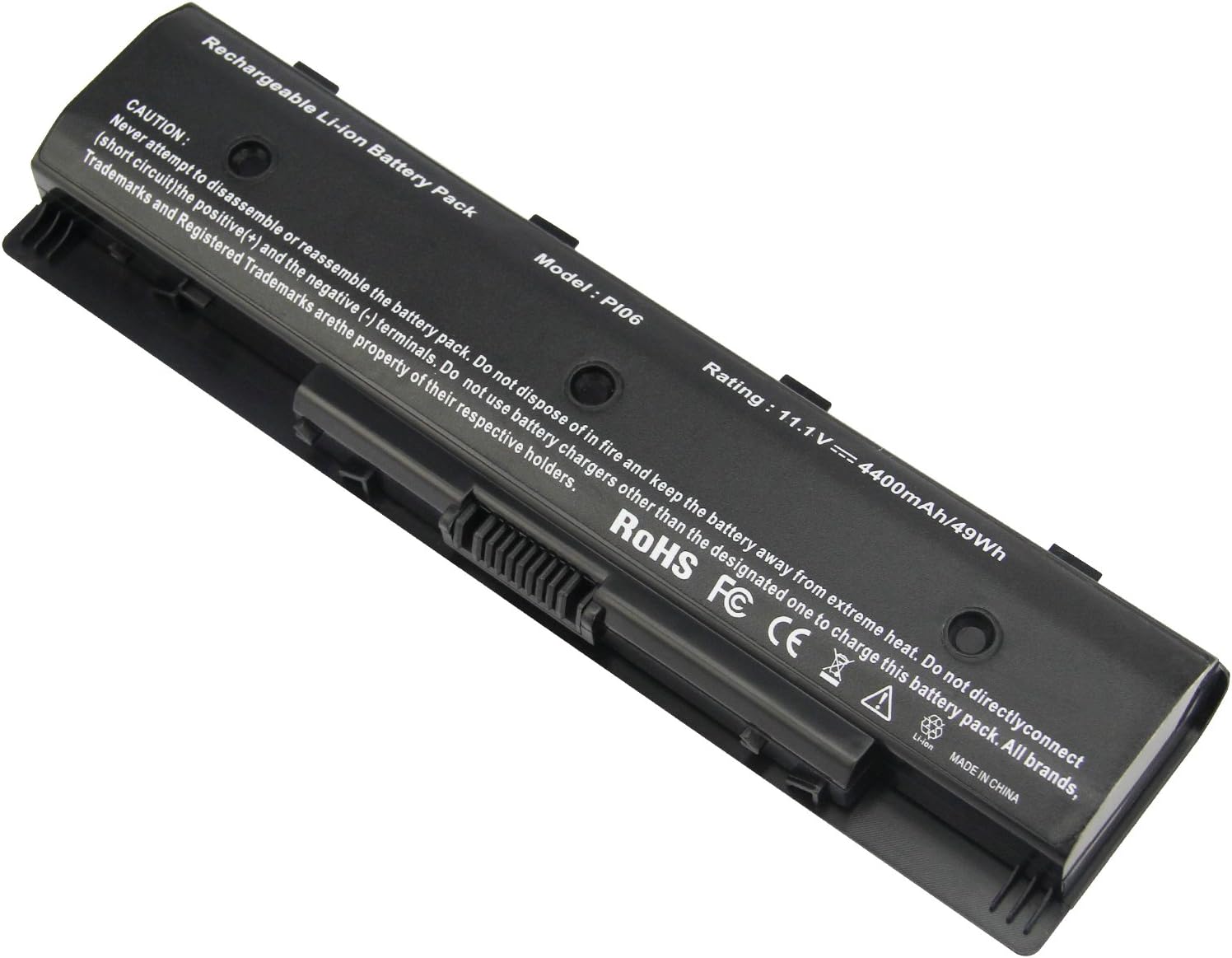 ASUNCELL 11.1V/4400mAh P106 Laptop Battery for HP Pavilion 14 15 17 Series HP Envy 15 17 Select Pi06 Pi06Xl Pi09 709988-421 709988-851 710416-001 710417-001 1 Tpn Q120 Tpn-Q12