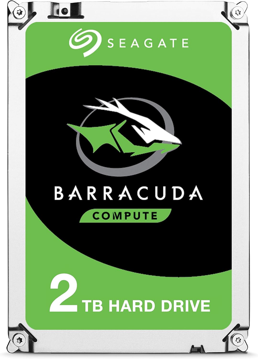 Seagate BarraCuda 2TB HDD Internal Hard Drive - 3.5 Inch SATA 6Gbps 7200RPM, 256MB Cache - Easy Open (ST2000DM008)