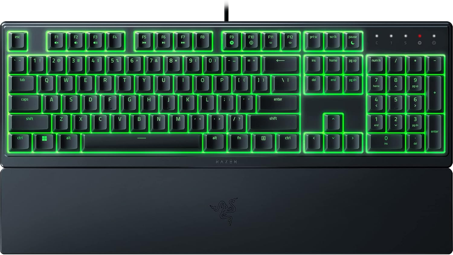 Razer Ornata V3 X - Chroma RGB Low Profile Membrane Keyboard FR Layout | Black & DeathAdder Essential - Essential Gaming Mouse with Optical Sensor 6400 DPI Black