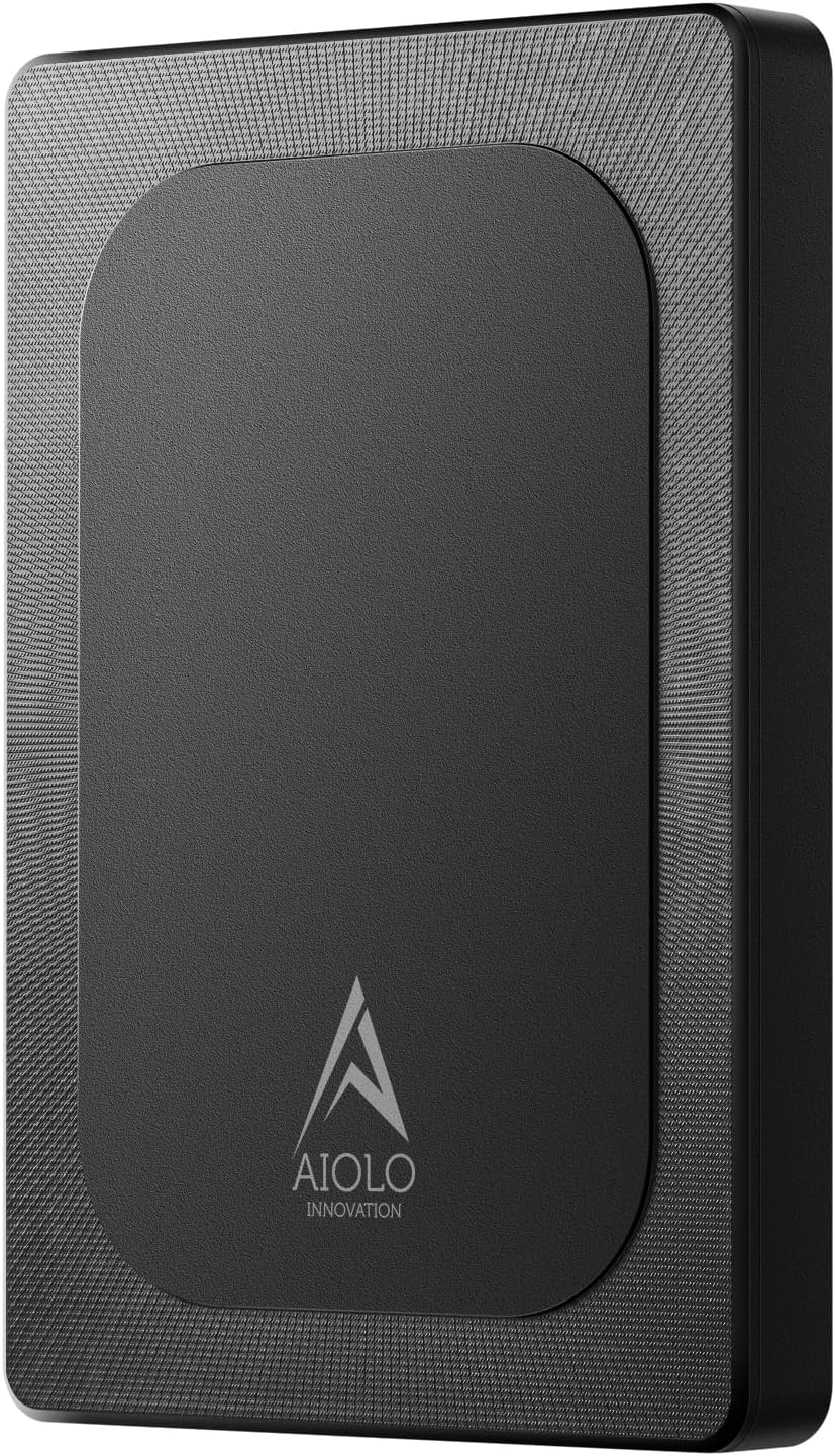 Aiolo Innovation 2TB Ultra-Thin External Portable Hard Drive 2.5 Inch USB 3.0, SATA HDD Storage for PS4, Xbox, PC, Mac, Desktop, Laptop