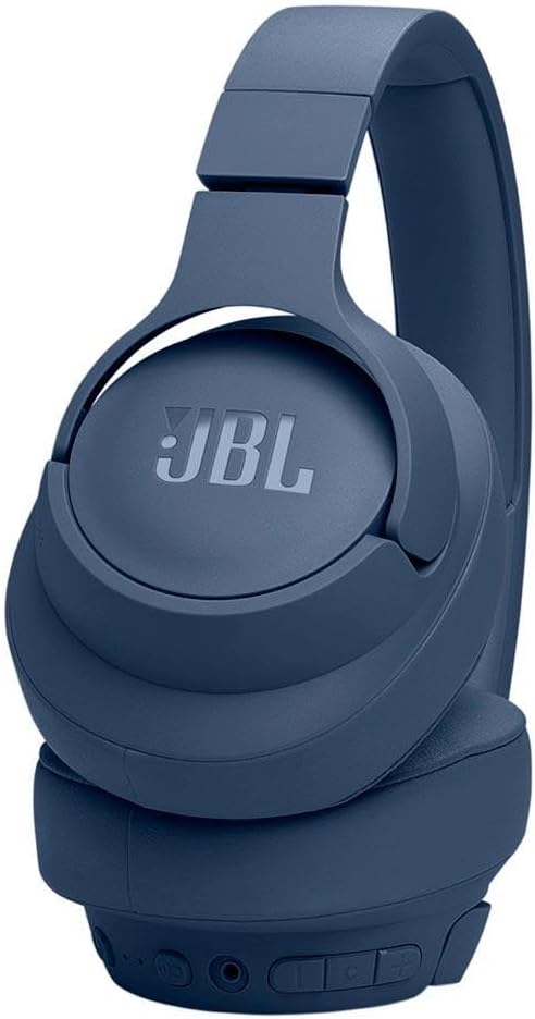 JBL Tune 770NC Wireless On-Ear Headphones, Up to 70 Hours Battery Life, Adaptive Noise Cancelling, Smart Ambient, Blue