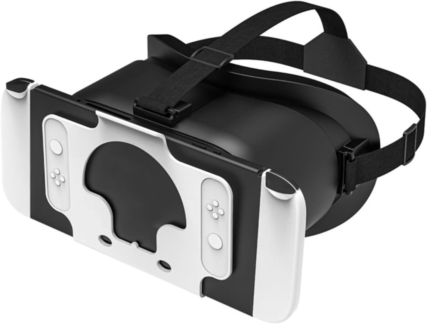 EpheyFIF VR Glasses for Nintendo Switch for OLED, Immersive 3D Gaming Experience, Adjustable Headband, ABS Construction, Multiple Colors - Virtual Reality Headset for Switch Games (Black)