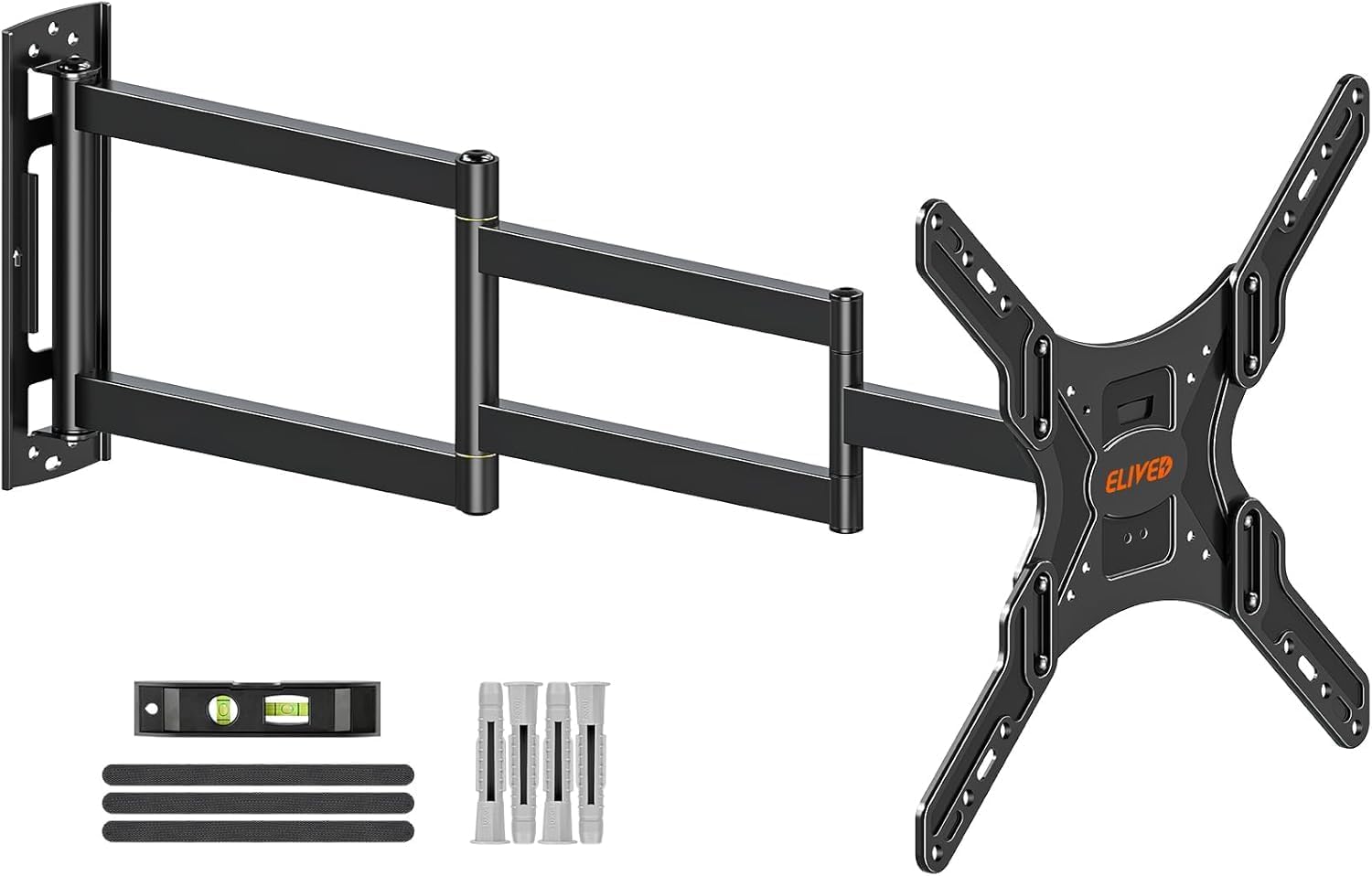 ELIVED Long Arm Wall Mount for Most TVs from 26 to 65 inches, Extendable Angle 950mm, Max VESA 400x400mm, Supports up to 35kg, EV3018