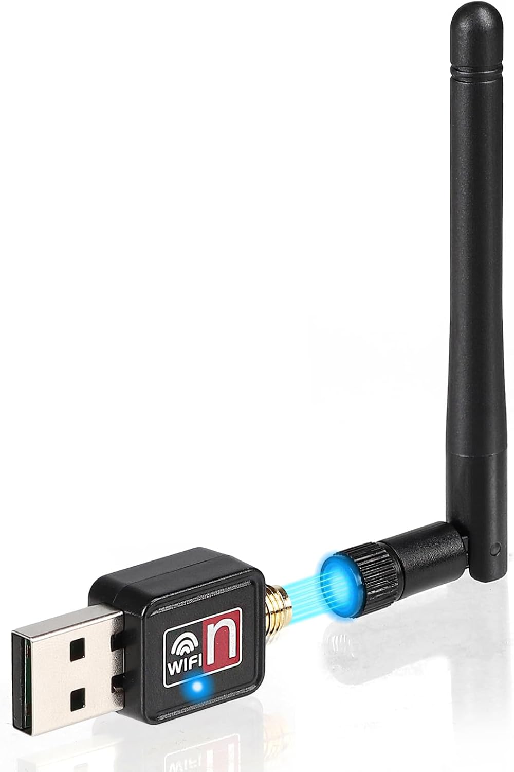 Romicta MT7601 WiFi USB Adapter, Up to 150Mbps (2.4GHz) with High Performance Swivel Antenna - Compatible with PC, Laptop, Set-Top Boxes and DVB Receivers