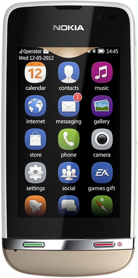 Nokia Asha 311 – Free Smartphone (7.5 cm Touchscreen (3), 3.2 MP Camera, GPS)