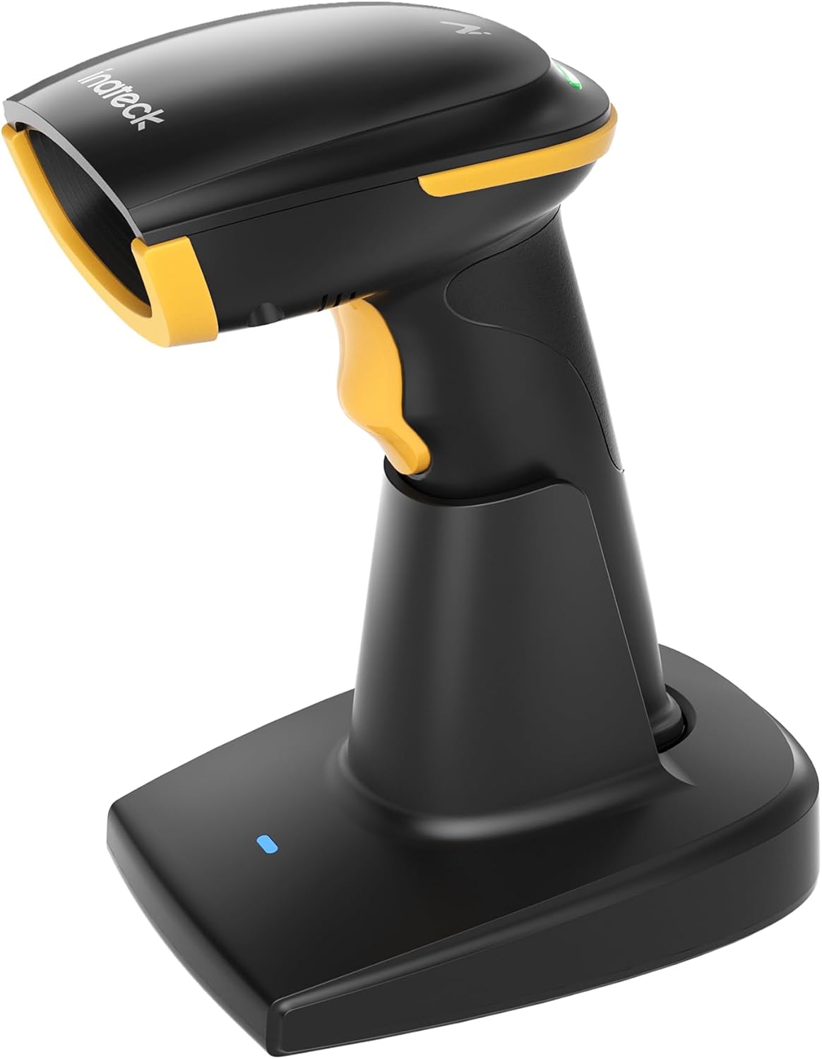 Inateck Bluetooth 2D Barcode Scanner, 2D Wireless QR Code Scanner with 2600mAh Battery and Smart Charging Base, Portable Scanner Support AI, APP, SDK, BCST-36
