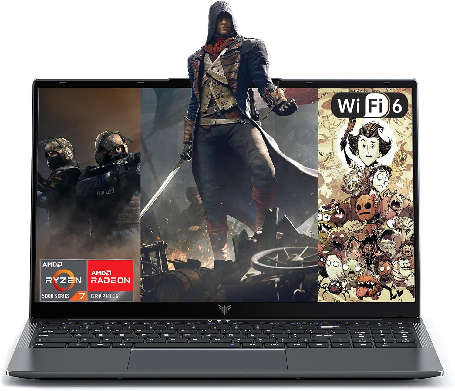 ACEMAGIC 15.6 Inch Laptop with Ryzen 7 5825U (8C/16T, 4.5GHz) 16GB RAM DDR4x2 + 512GB M.2 SSD Laptop PC, 1080 FHD, 3 x USB 3.2, BT5.2, HDMI, Type C, 65W Adapter, WiFi 6.0 Laptop