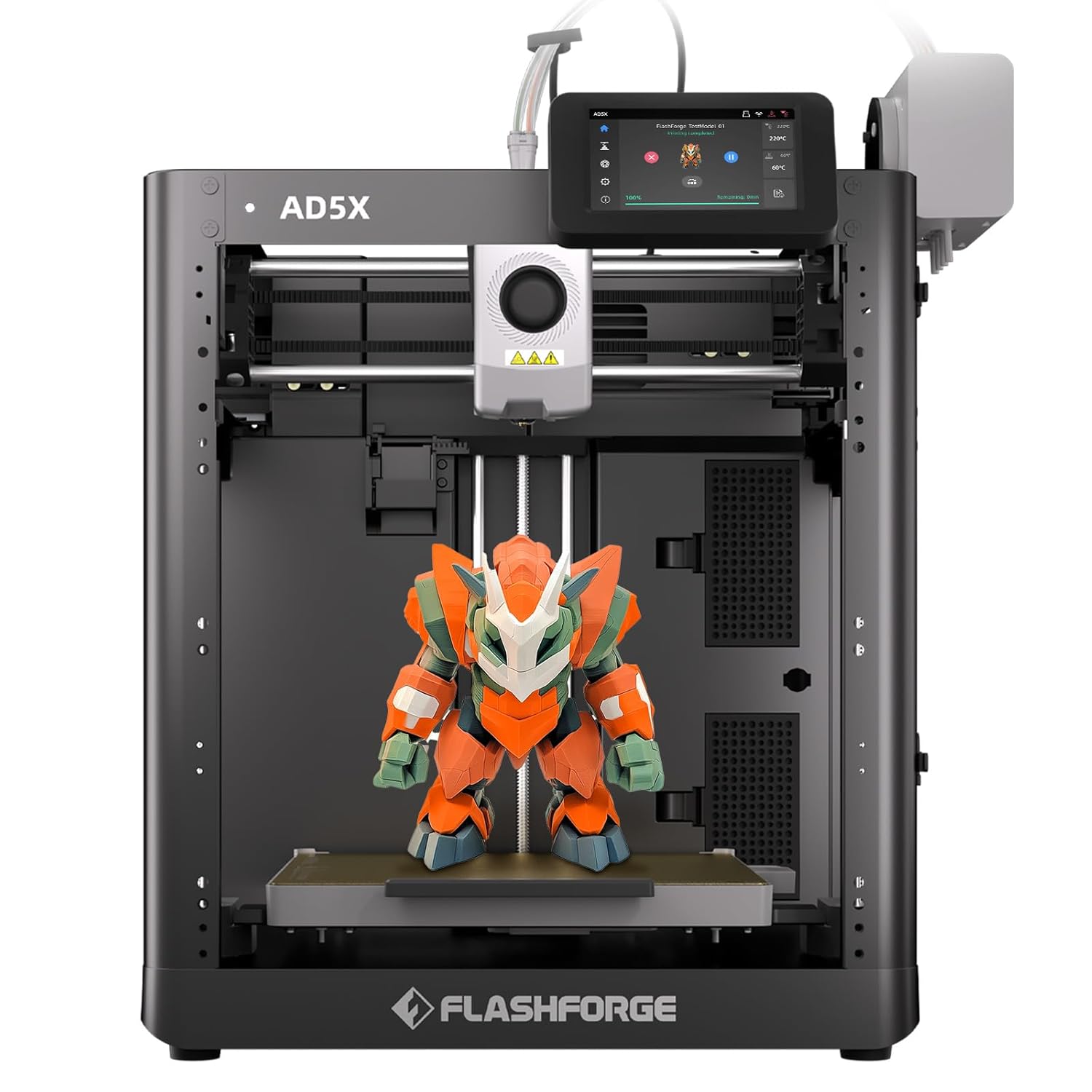 Flashforge Adventurer 5X 3D Printer with Multi-Color Flexible TPU Printing,Max Speed: 600mm/s,Acceleration: 20mm/s,Automatic Filament Refill 4kg