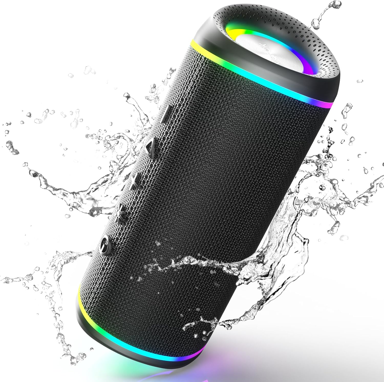RIENOK Portable Bluetooth Speaker, 30W Powerful Bright Speaker, Bluetooth 5.3, Support 128GB TF Card, 10H Battery Life with AUX Port, for Parties, Hiking, Travel