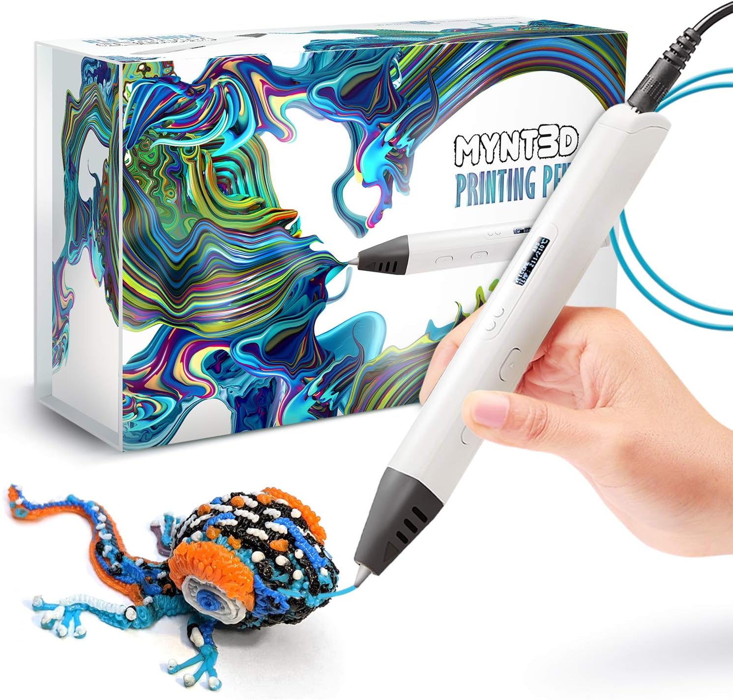 MYNT3D Professional 3D Printing Pen with OLED Screen