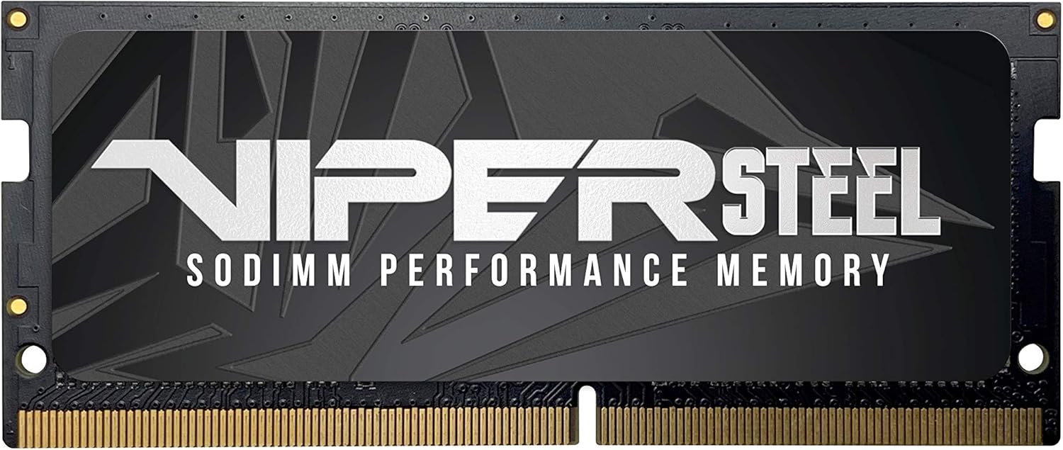 Patriot Memory Viper Steel SODIMM DDR4 2400MHz 16GB (1x16GB) C15 XMP 2.0 Gaming Memory - Grey