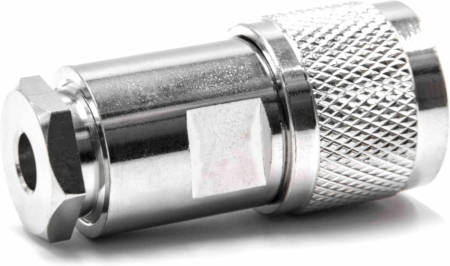 vhbw N type connector (male) compatible with RG-58C/U (RG58) coaxial cable, coaxial adapter for GPS & WIFI device, antenna, etc.