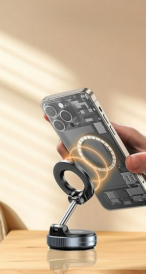 Support Téléphone Voiture 360° Rotatif – Magnétique