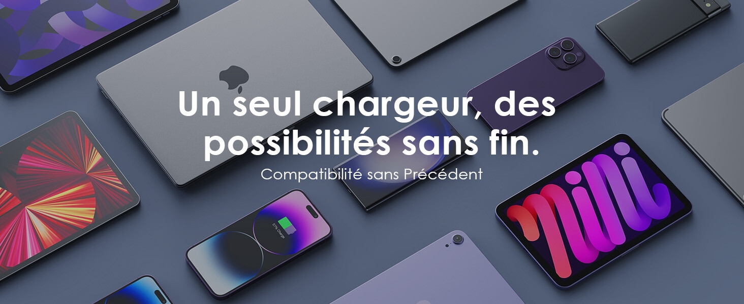 Chargeur USB C 65W