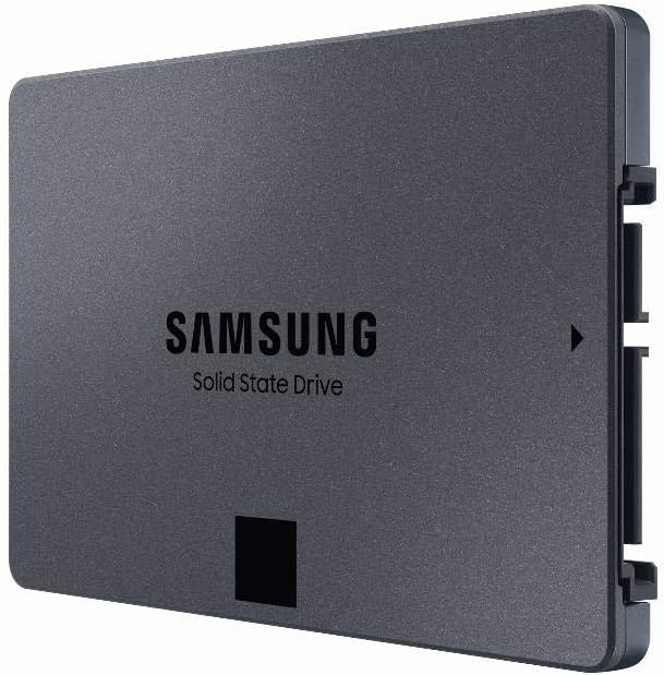 Samsung Internal SSD 860 QVO 2.5'' SATA (1 TERA) - MZ-76Q1T0BW, Solid State Drive, Black - 1 TB