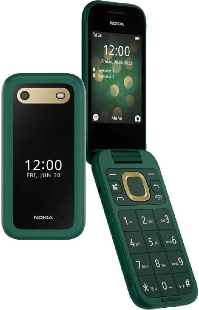 Nokia 2660 Flip 4G, Dual, 128MB 48MB Ram, Lush Green