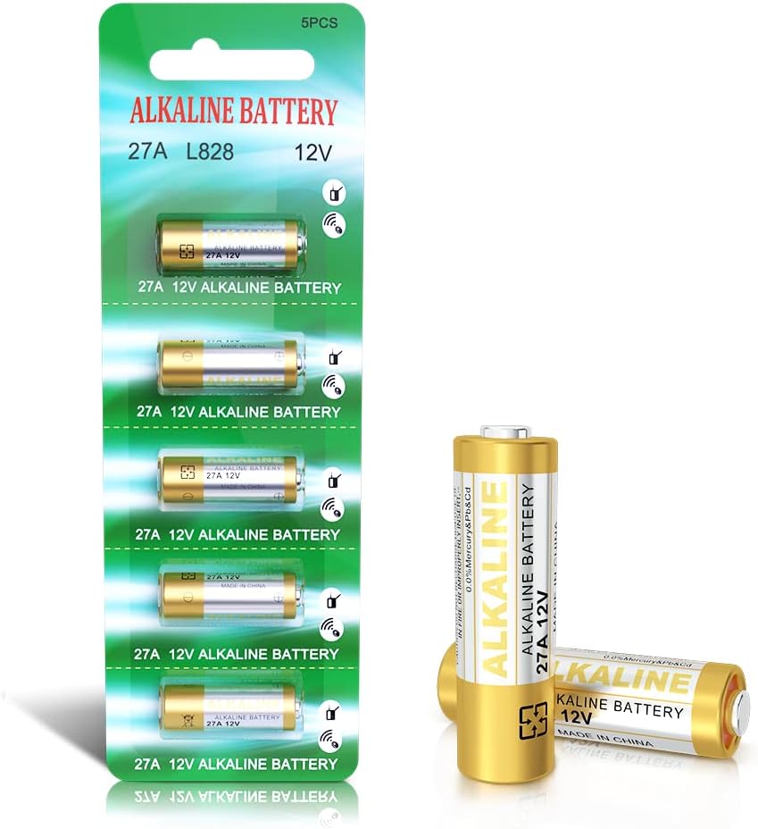 5 x Alkaline Batteries 27A 12V V27A LR27A MN27 L828 A27 12V