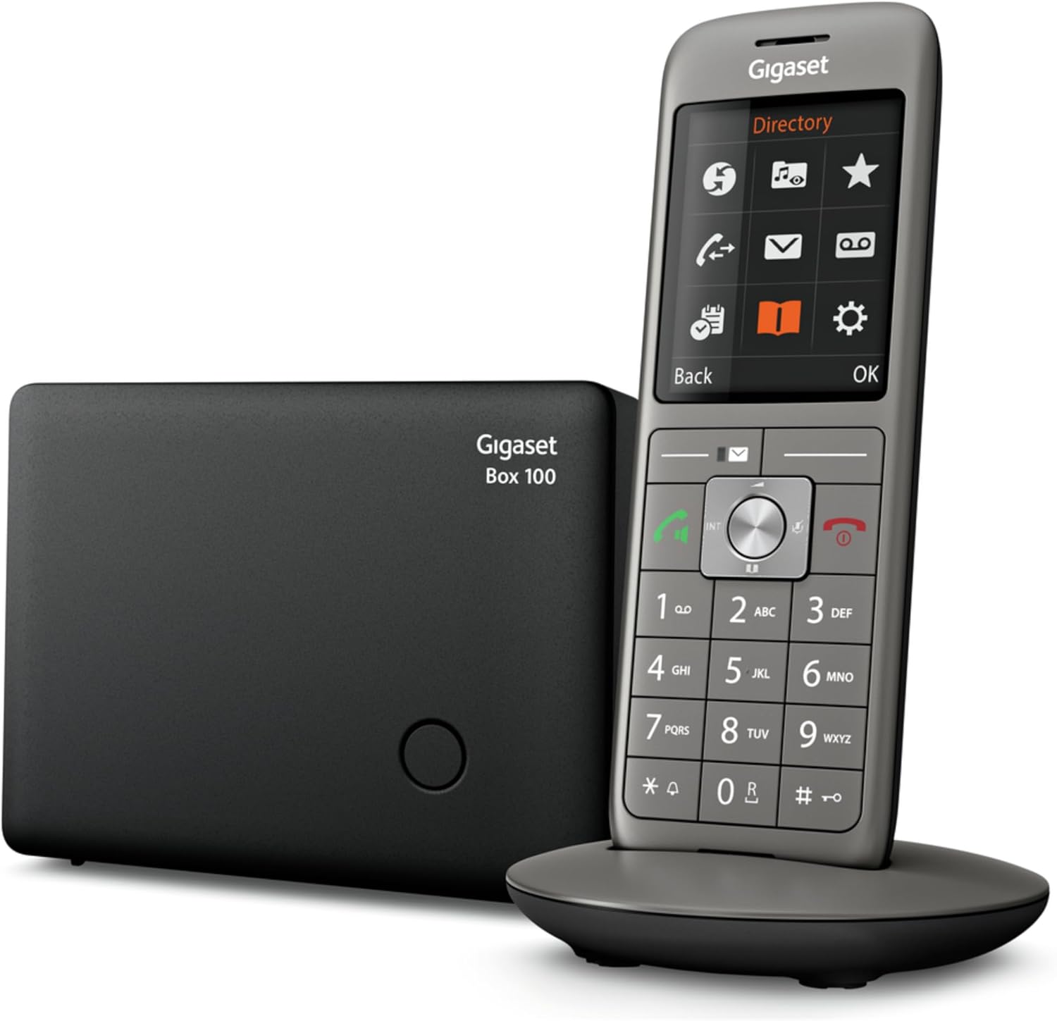 Gigaset CL660 Solo - Cordless Fixed Phone - Charcoal Grey [French Version]