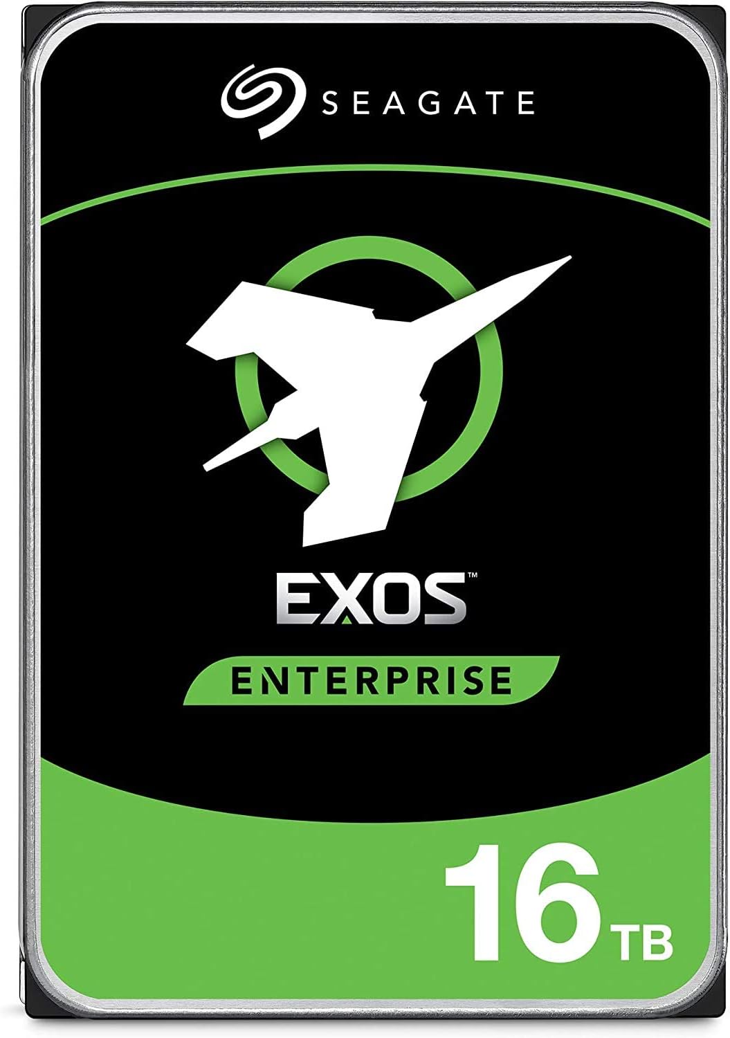 Seagate EXOS X16 16TB Internal Festplatte 3.5 Zoll SATA 6 Gbps 256 MB, ST16000NM001G (Refurbished)