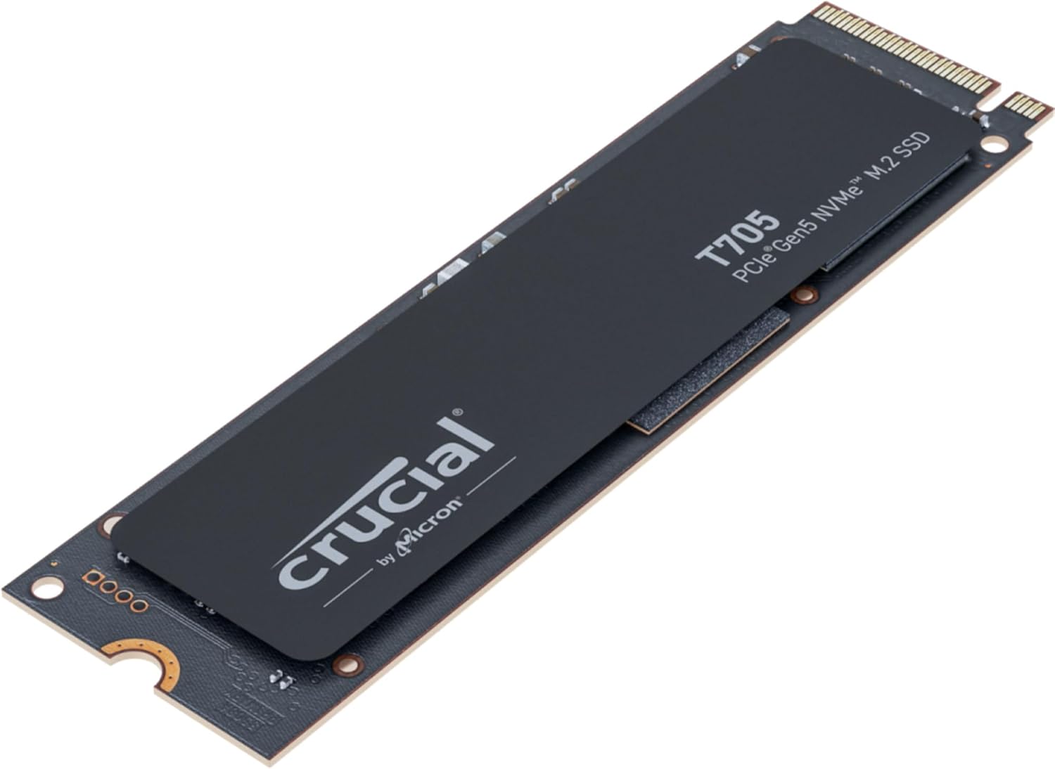Crucial T705 SSD 2TB PCIe Gen5 NVMe M.2 SSD Internal Gaming (New 2024), Up to 14.500MB/s, Microsoft DirectStorage, Backward Compatibility PCIe 3.0 and 4.0, Solid State Drive - CT2000T705SSD3