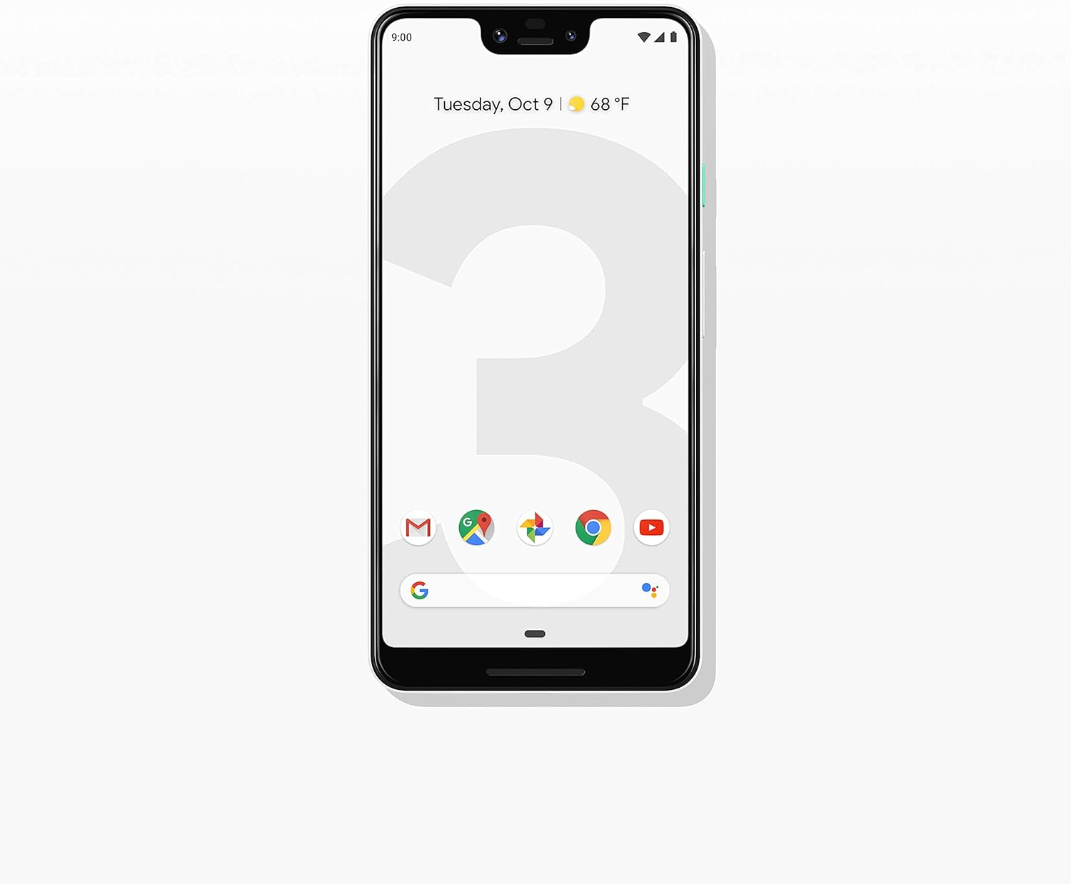 Google Pixel 3 XL, 128GB, White, SIM Free