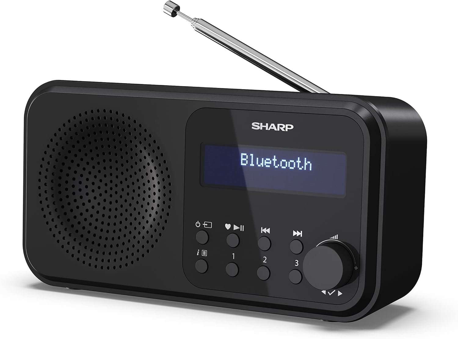SHARP DR-P420 (BK) Portable Digital Radio Tokyo (Dab/Dab+/FM with RDS, Bluetooth, USB or Batteries) Black