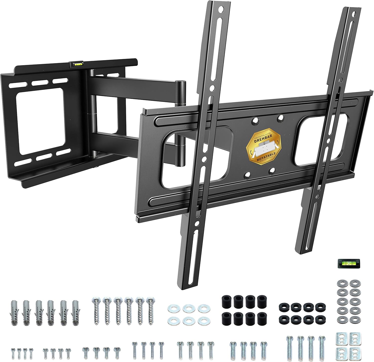 RICOO S2544 Tiltable Universal Tilting TV Wall Mount 32-60 Inches (81-152 cm) Fixed LED / LCD TV / Curved VESA 200 x 200-400 x 400