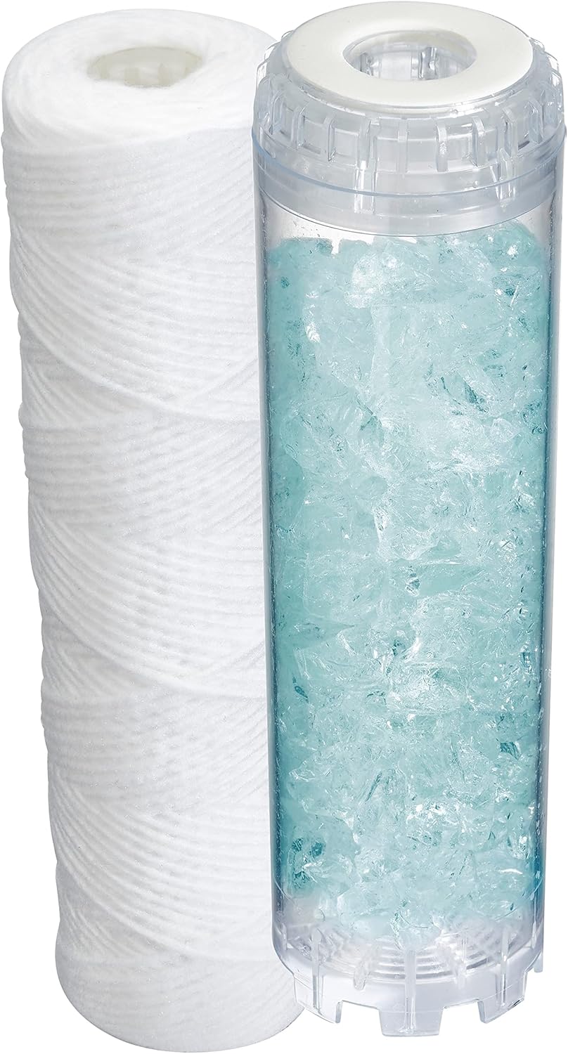 Kit Cartridge Duration 12 Months Anti-Limescale Treatment / Anti-Corrosion Silicophosphate + Anti-Impurity Filter Cartridge 25 Micron ORIA